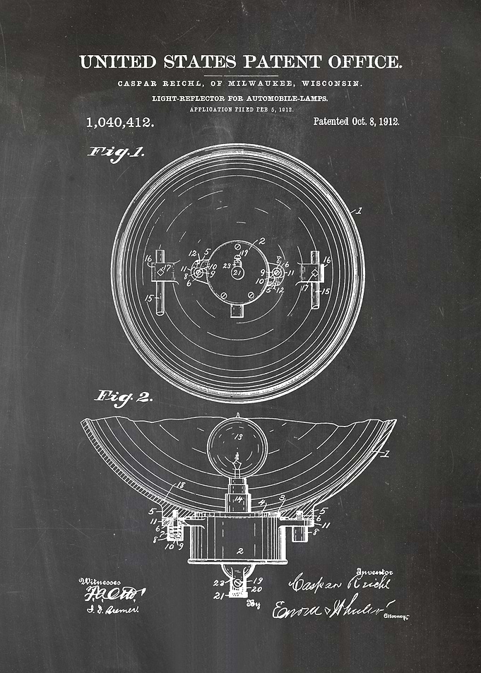 16 1912 Automobile Headli
