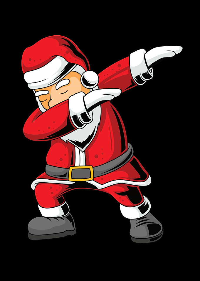 Dabbing Santa Claus