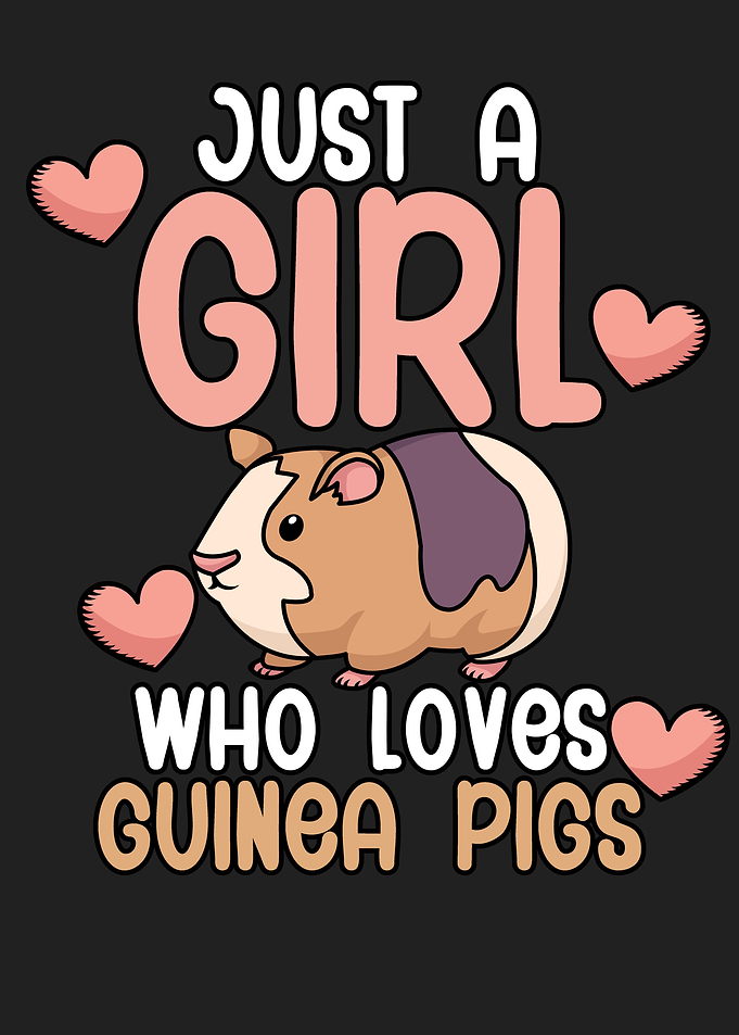 Girl who loves guinea pigs