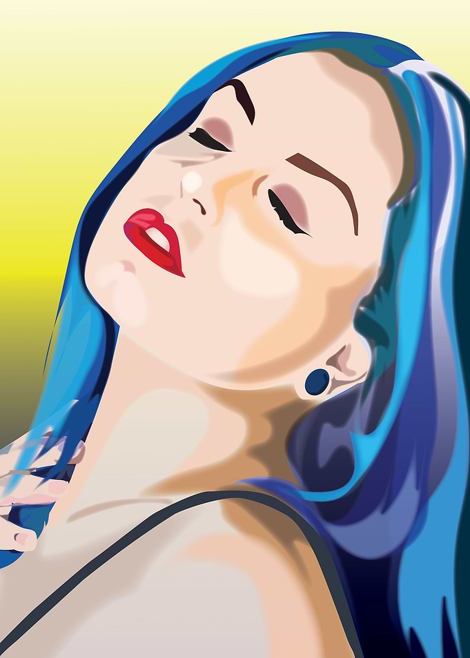 Blue Haired Girl