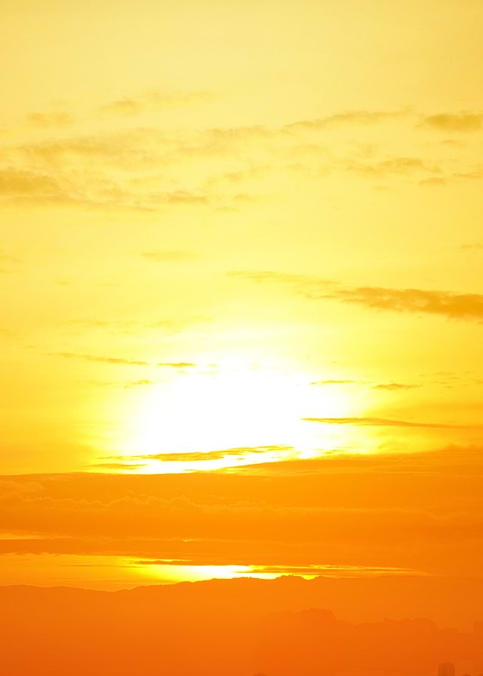 sun sets