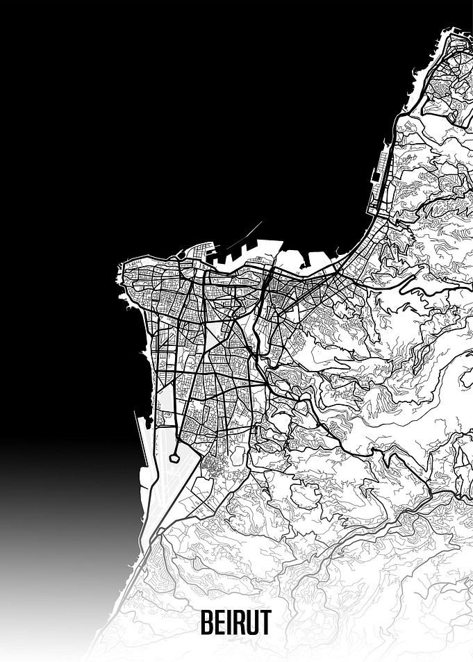 Beirut map