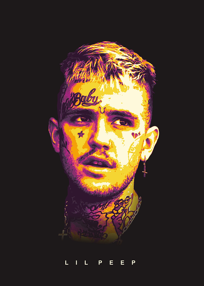 Lil Peep PopArt III