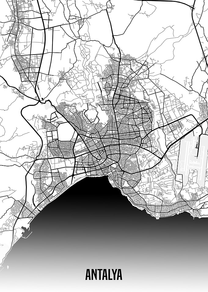 Antalya map