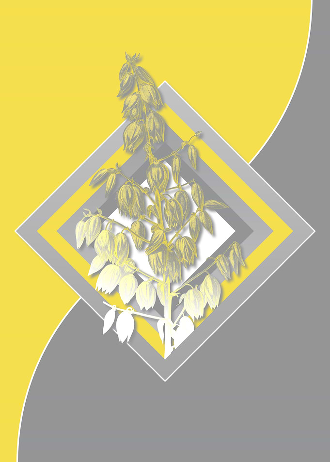 Yellow and Gray Botanical