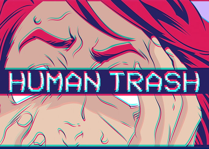Human Trash Sad Anime Boy