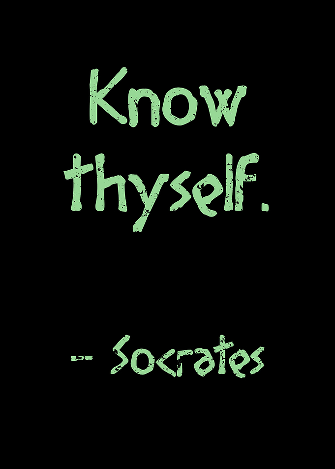 Know thyself Socrates