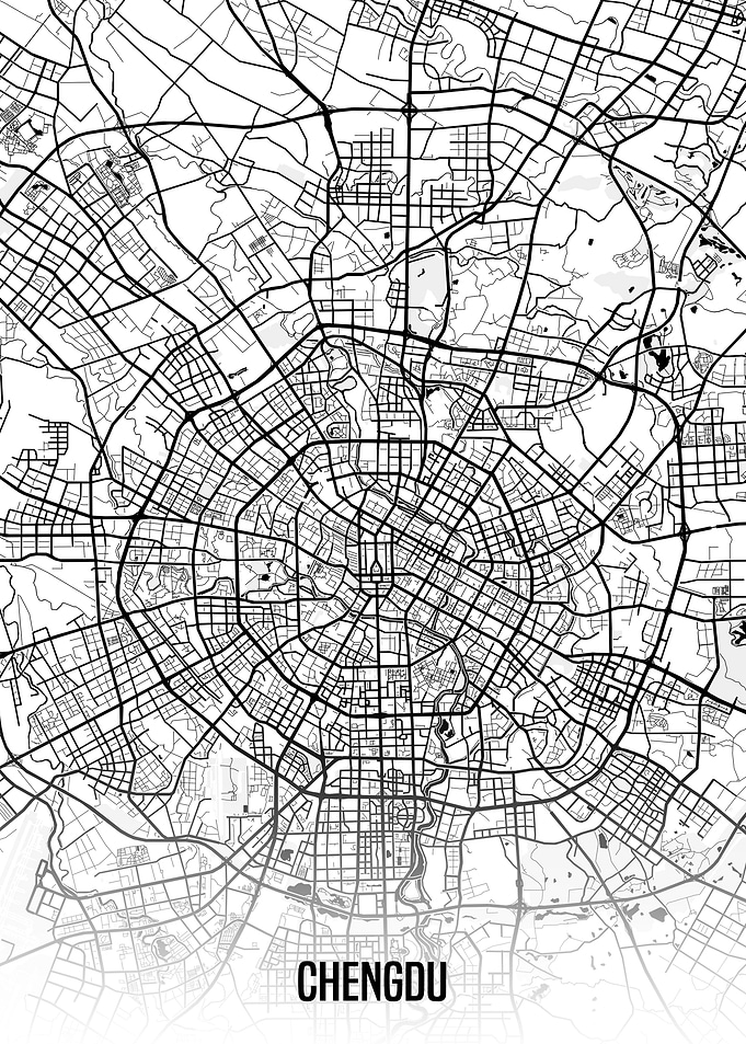 Chengdu map
