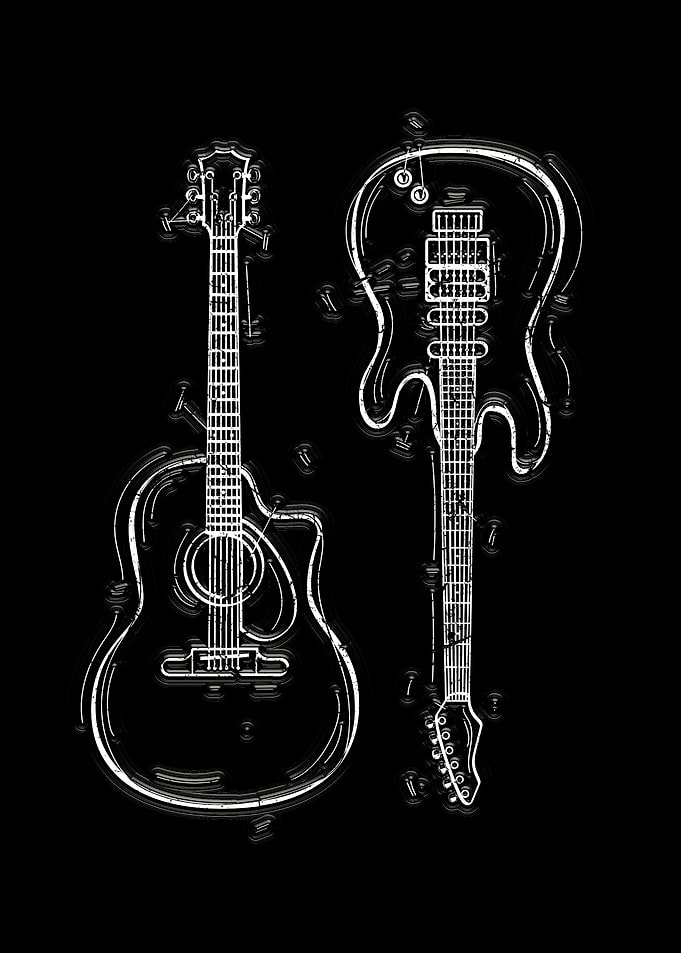 Acoustic And EGuitar