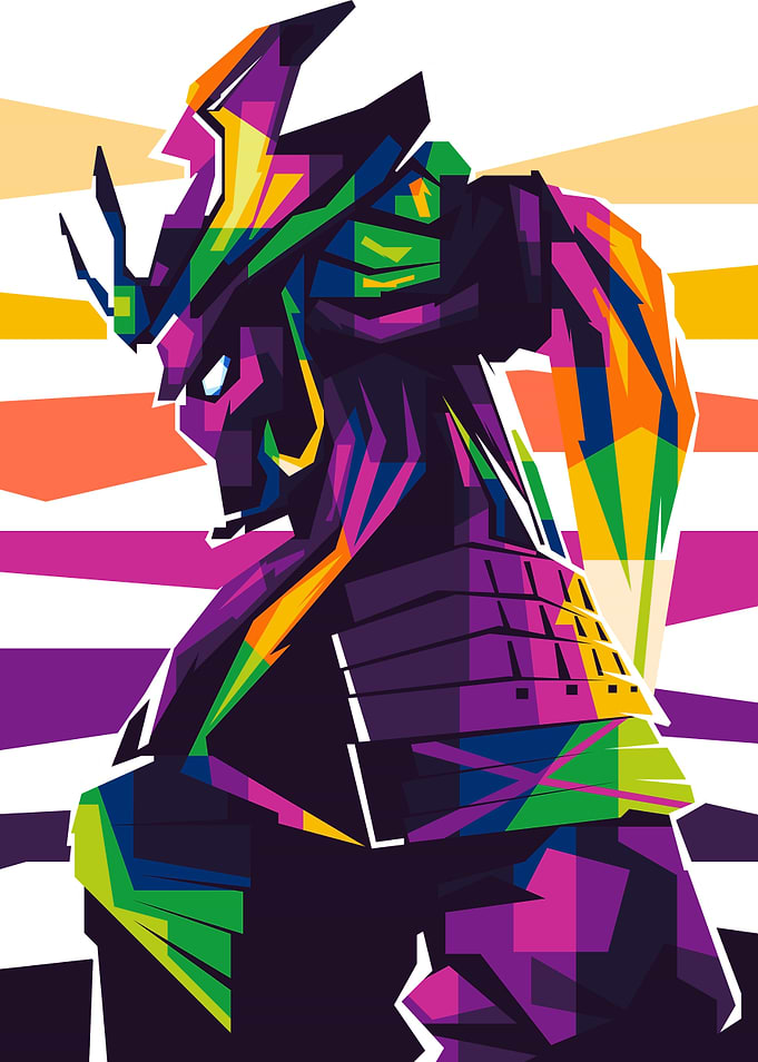 Beautifull Samurai WPAP