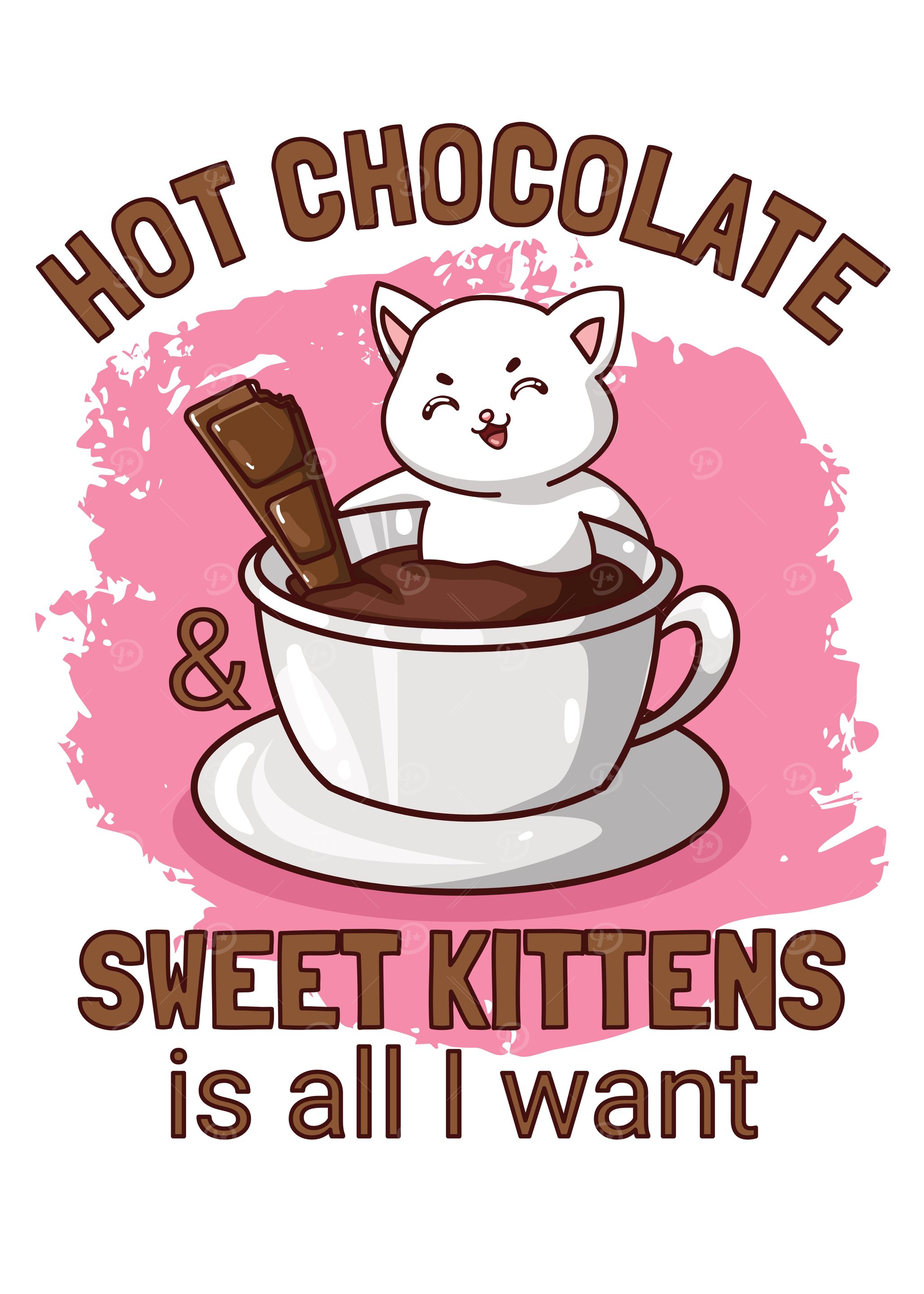 Hot Chocolate Sweet Kitten