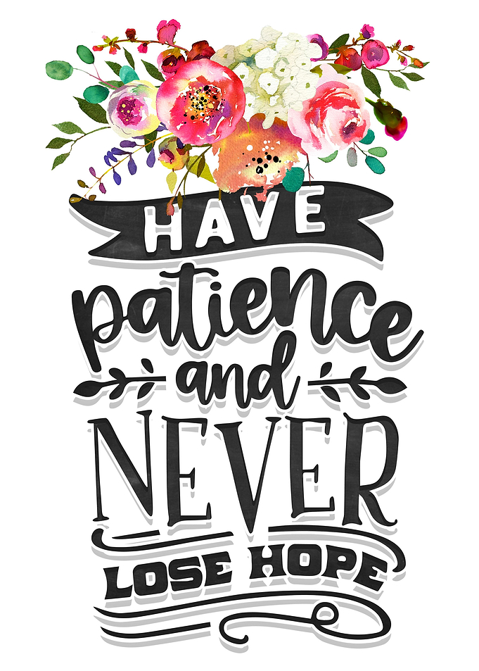 Never lose hope