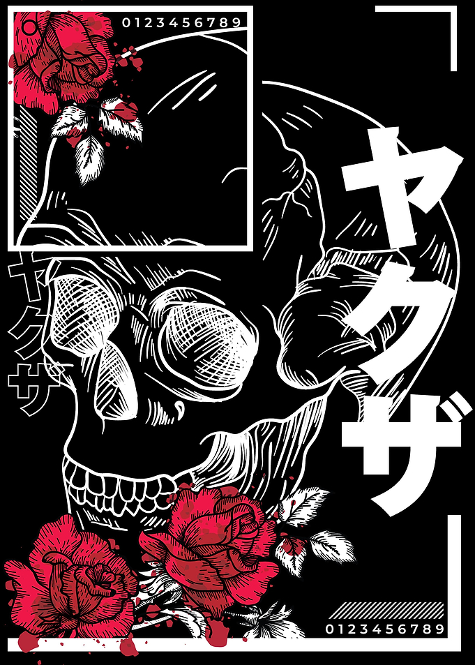 Black and White Japanese U