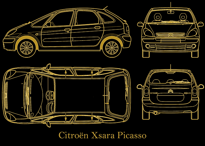 Citroen Xsara Picasso gold