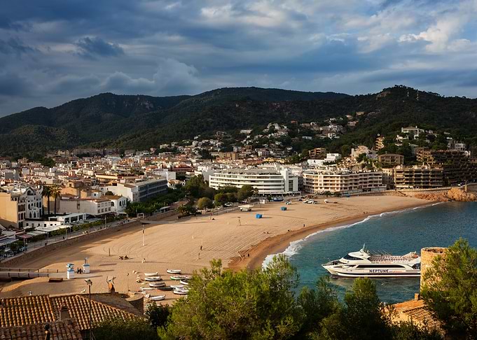Tossa de Mar in Spain