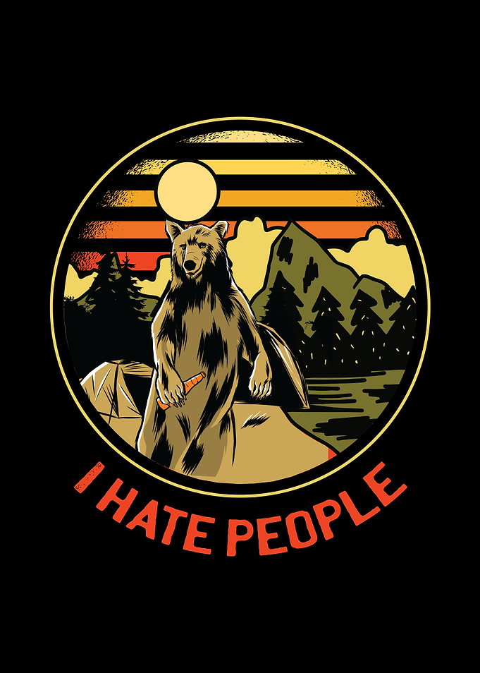 I hate people camping