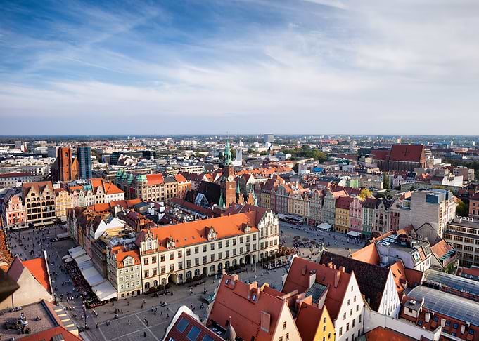 Wroclaw City Cityscape