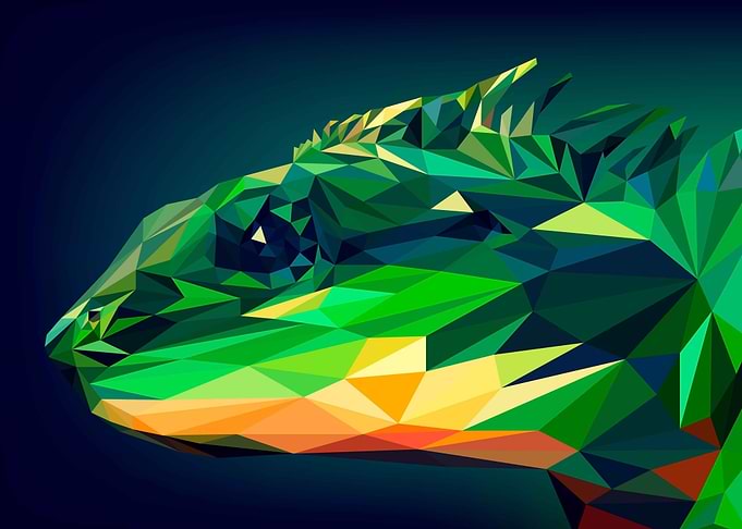 Abstract Lizard