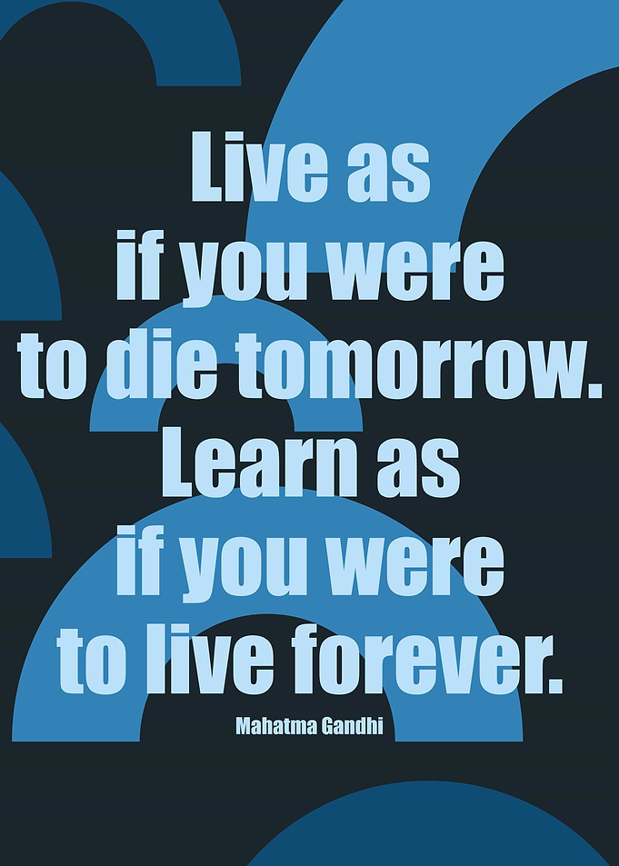 Live as if you were
