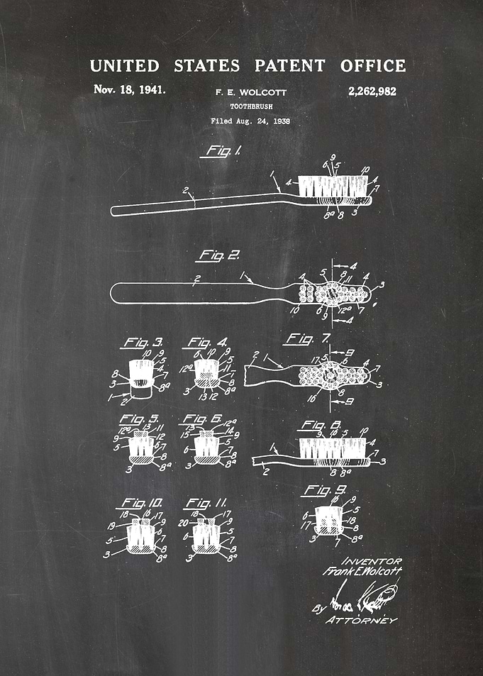 16 Toothbrush Patent16 To