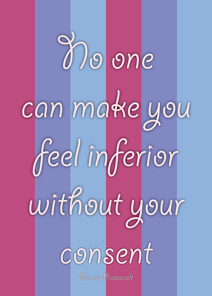 No one can make you feel