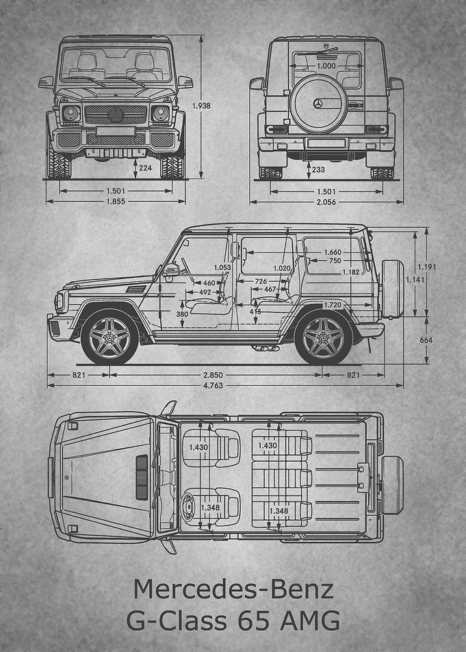 Mercedes Benz GClass gray