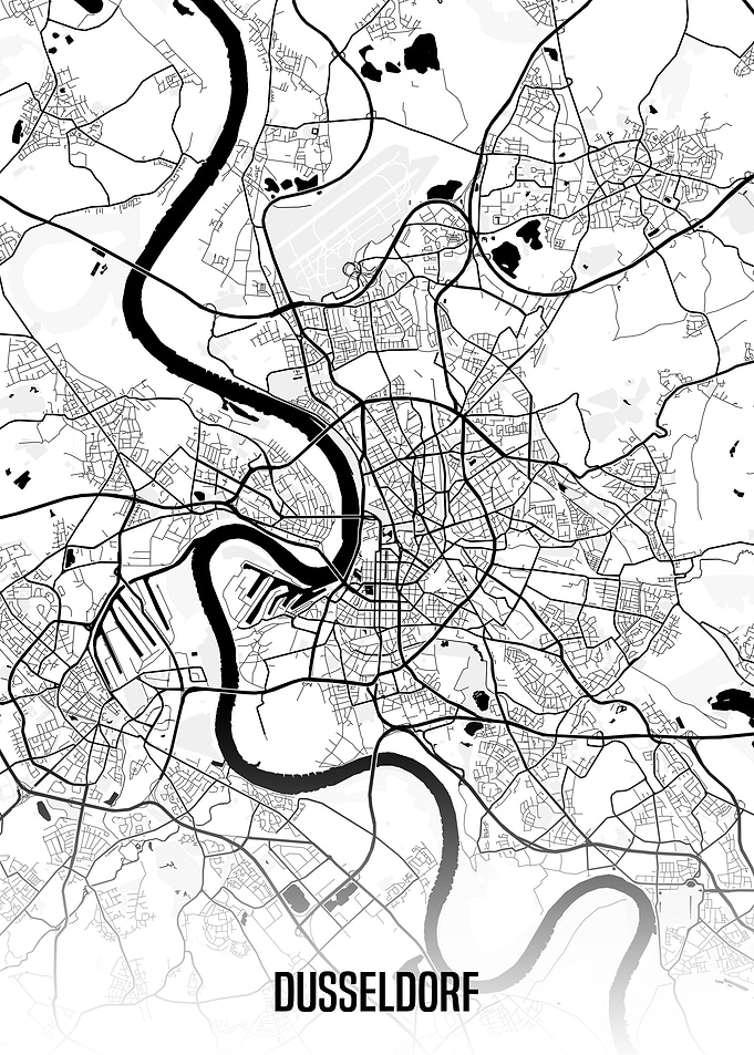 Dusseldorf map