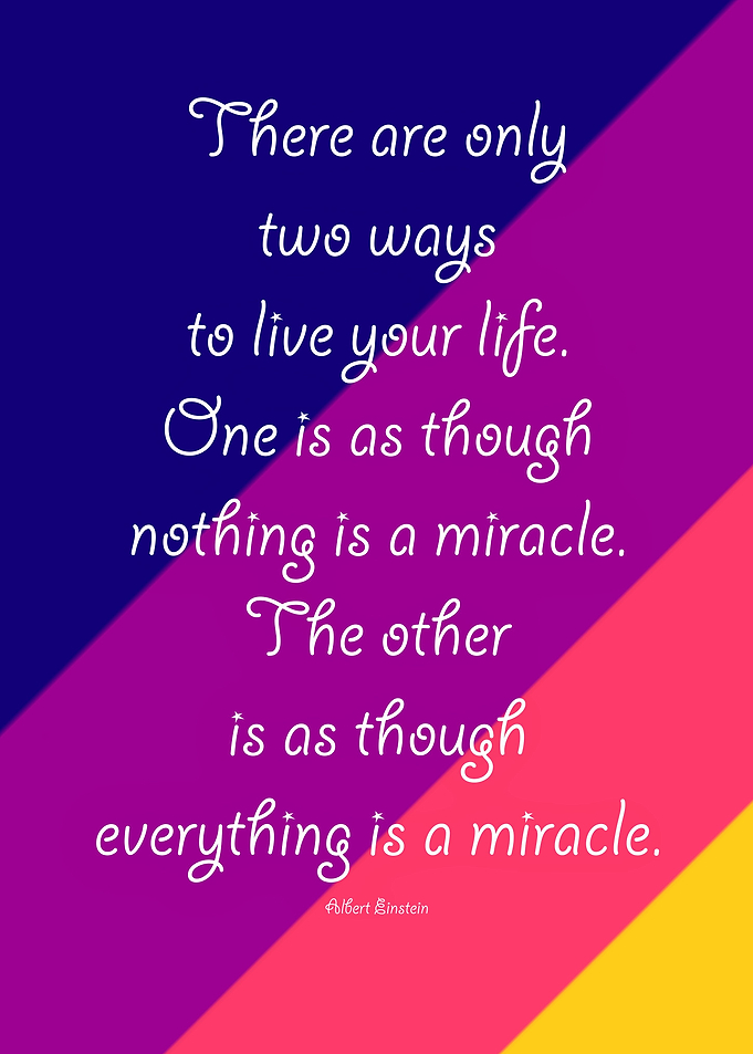 There are only two ways