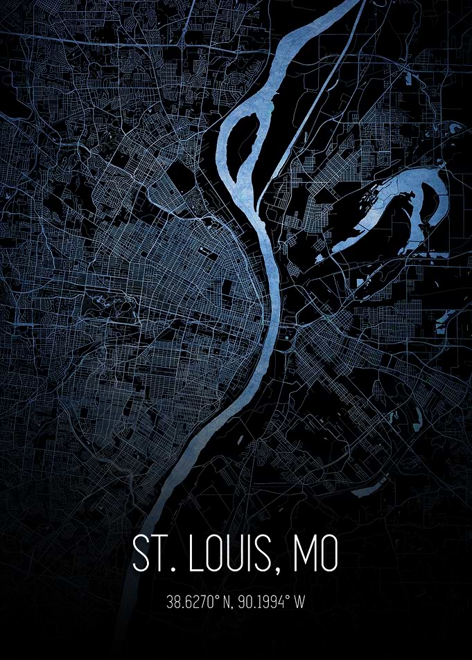 St Louis City Map