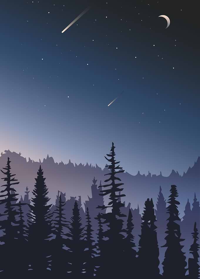 Moon Night View