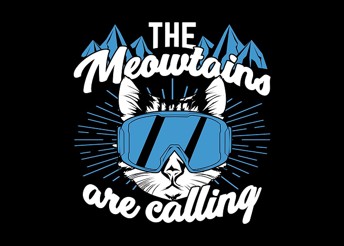 Funny Alpine Skiing Design