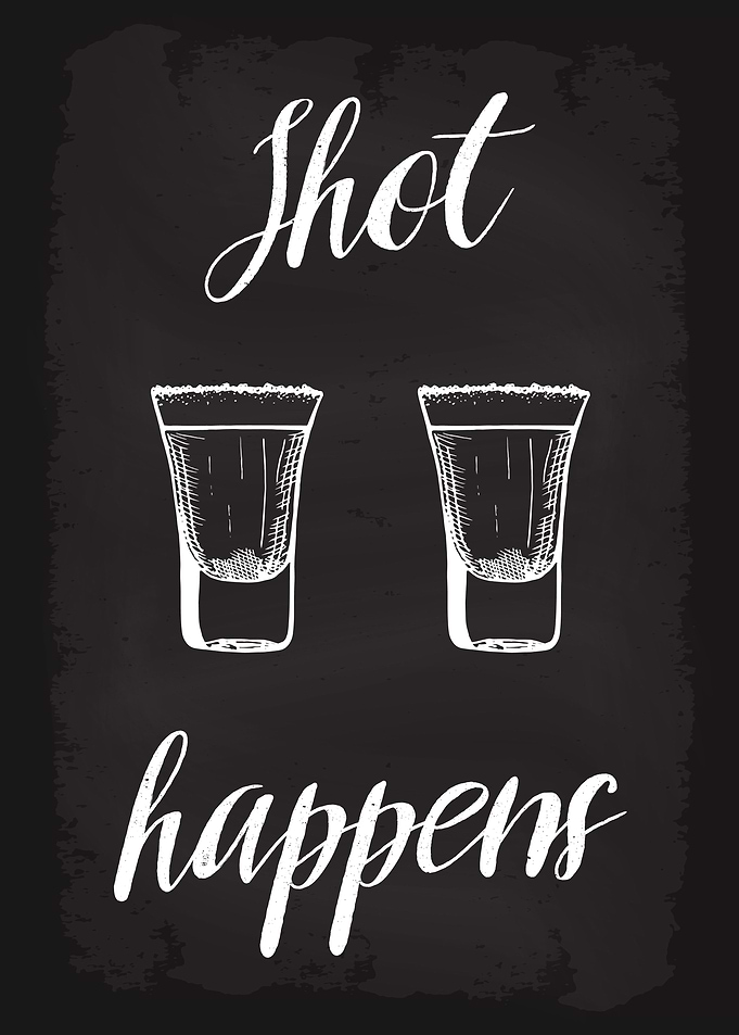 Shot Happens Alcohol Vodka
