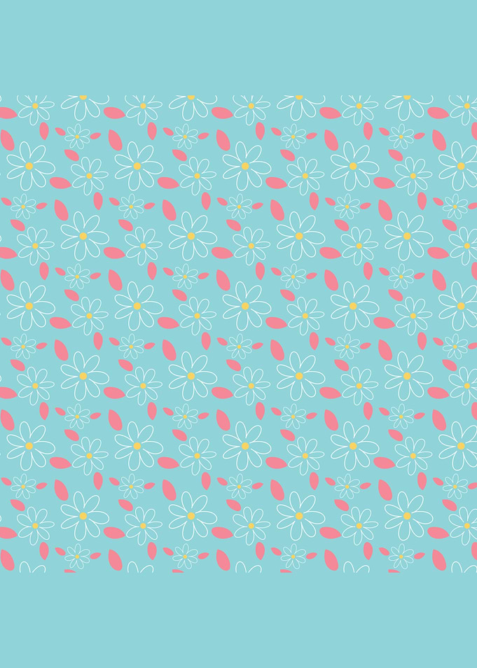 Blue Flower Pattern