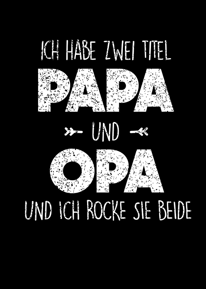 Papa und Opa Geschenk