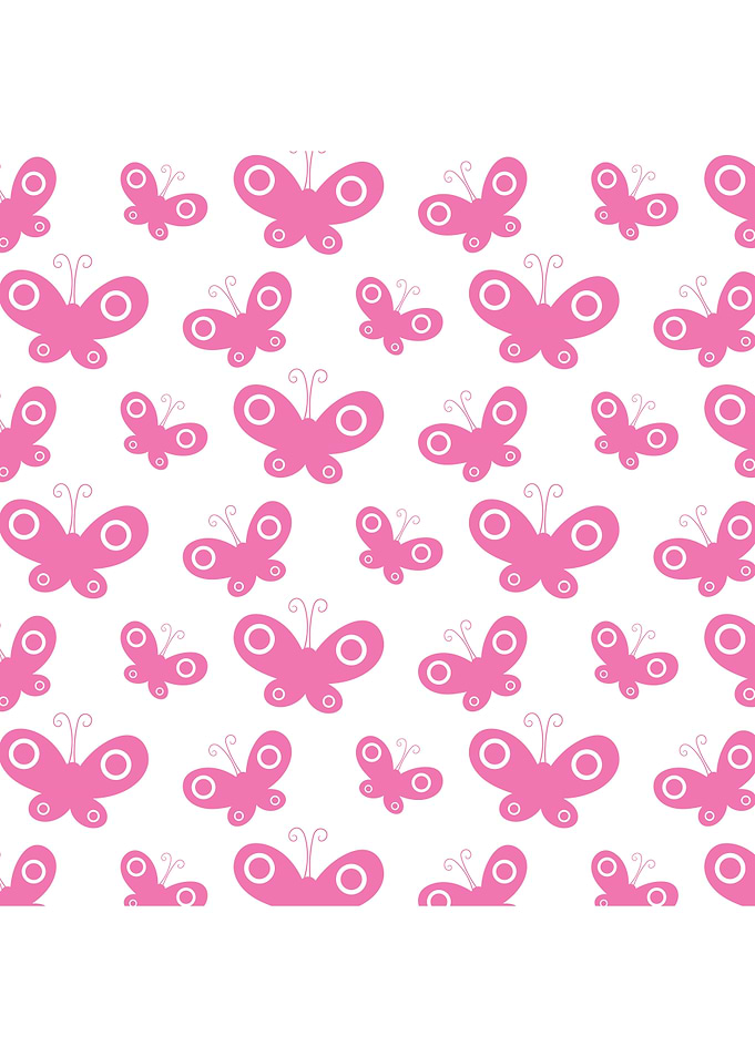 Pink Butterfly Pattern