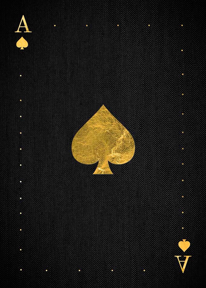 Ace of Spades Golden car