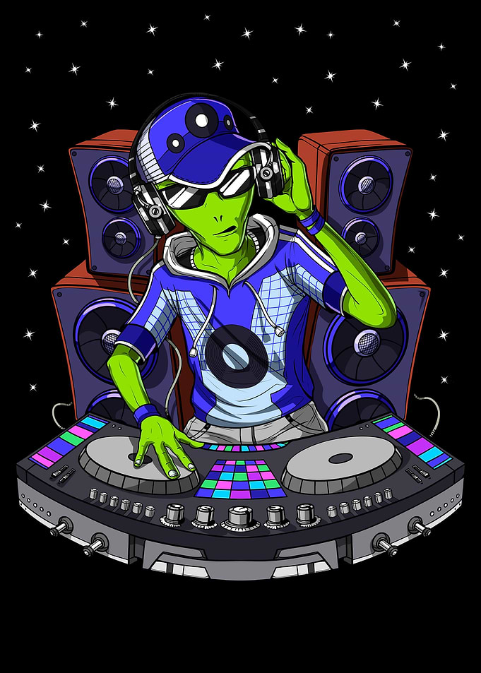 Space Alien Music DJ