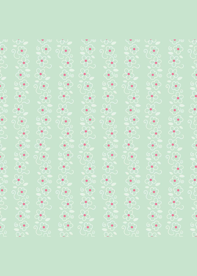 Green Flower Pattern