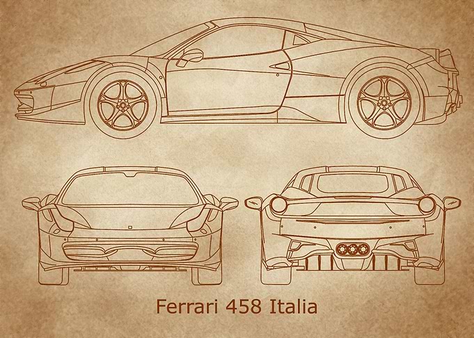 Ferrari 458 Italia old