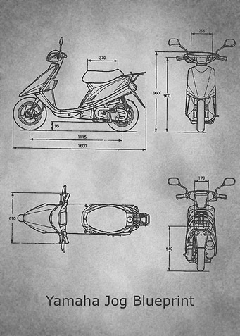 Yamaha Jog Blueprint old