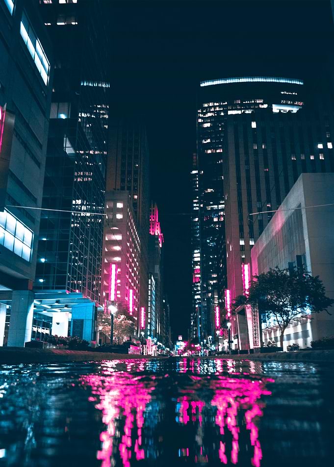 cyberpunk city
