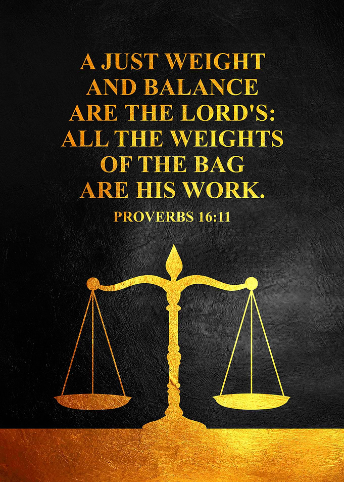 Proverbs 11 1