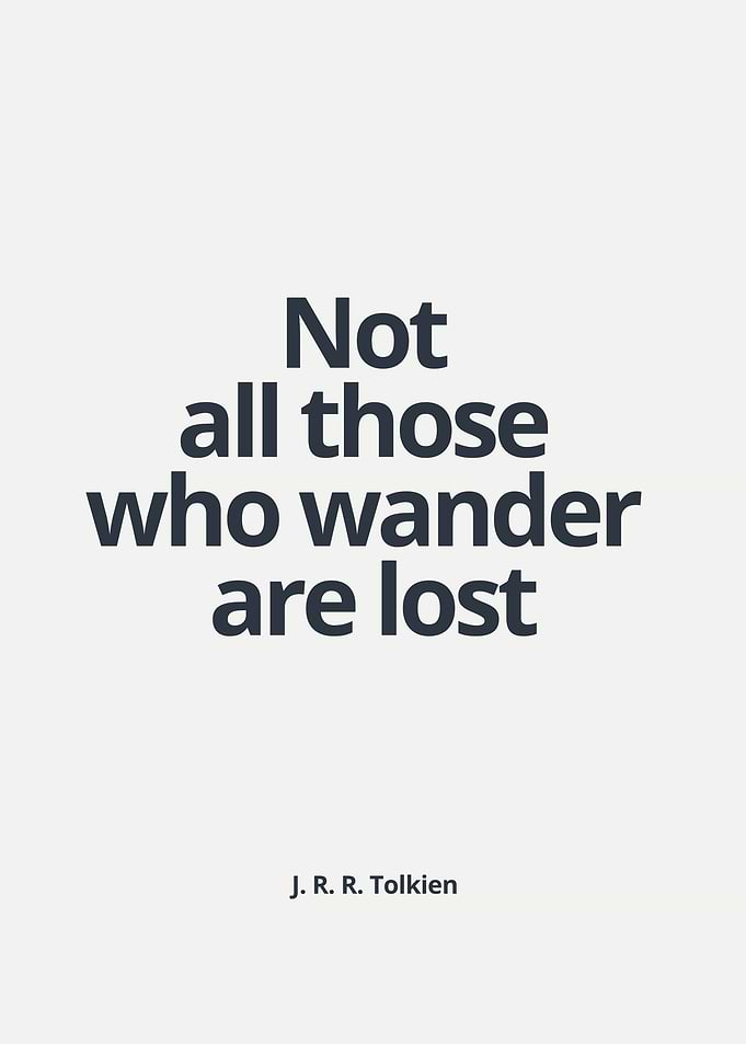 Who wander