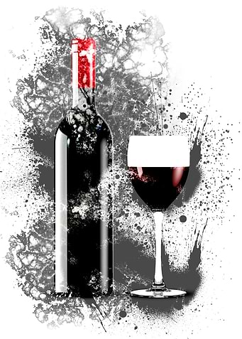 Champagne Wine Bottle Glas