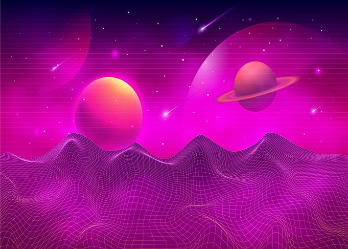 Neon Landscape