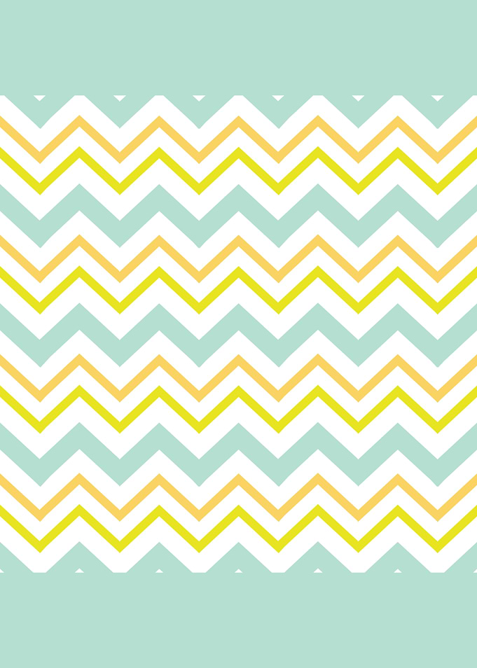 Green Chevron Pattern