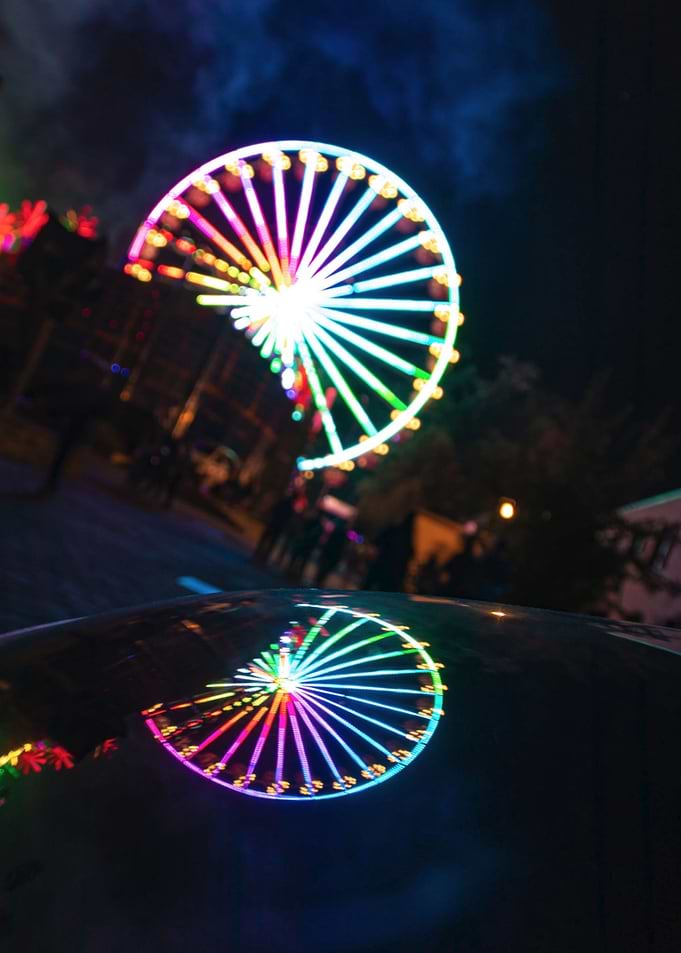 Ferris wheel multicolor