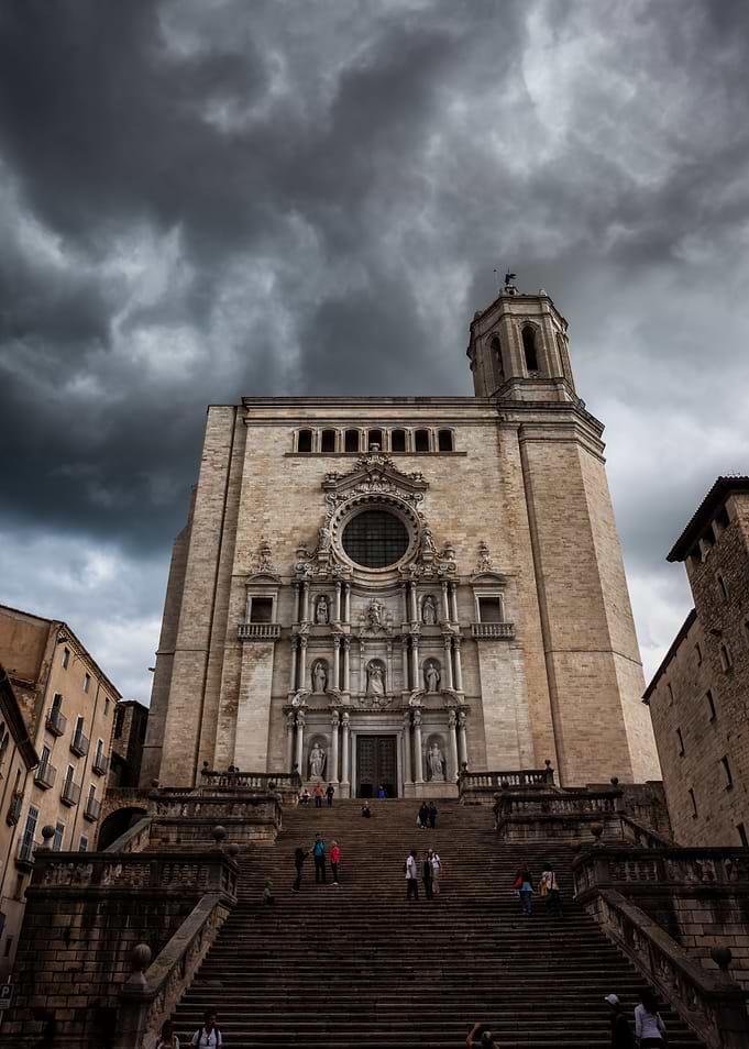 Girona Cathedral in Spain
