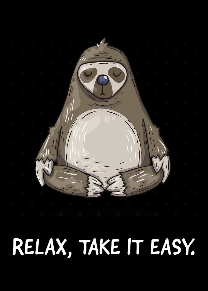 Sloth Lazy Chill Relax gif