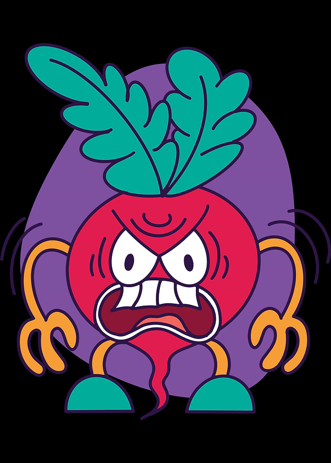 Mean Radish Vegetable Orga